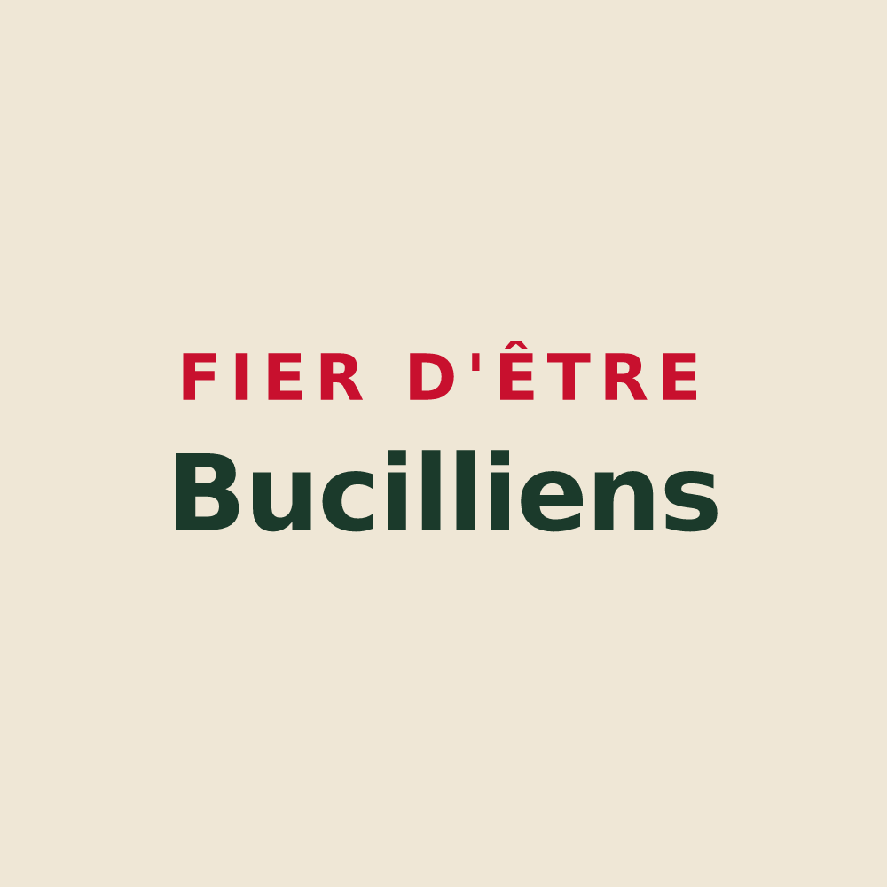 Tote bag « Fier d'être Bucilliens » — design pour Busloup