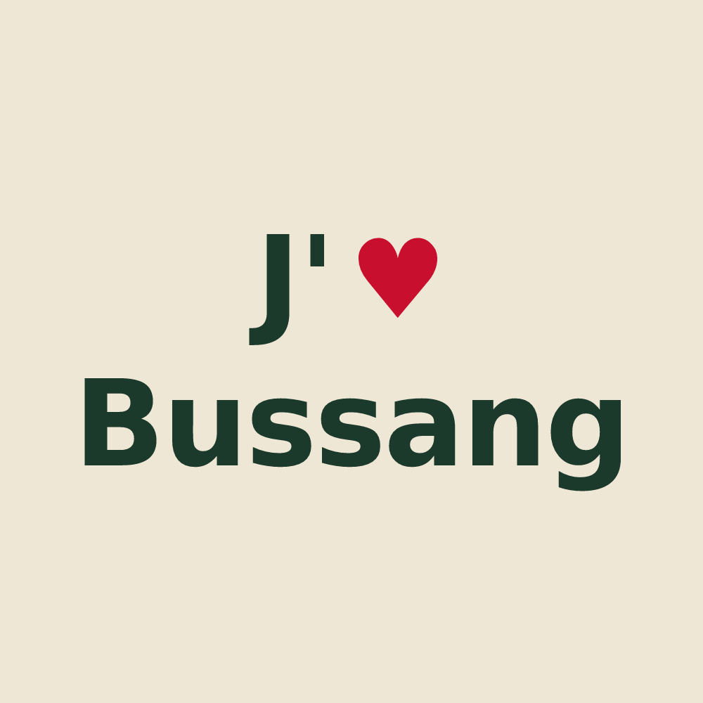 Tote bag personnalisé Bussang — design J'aime Bussang