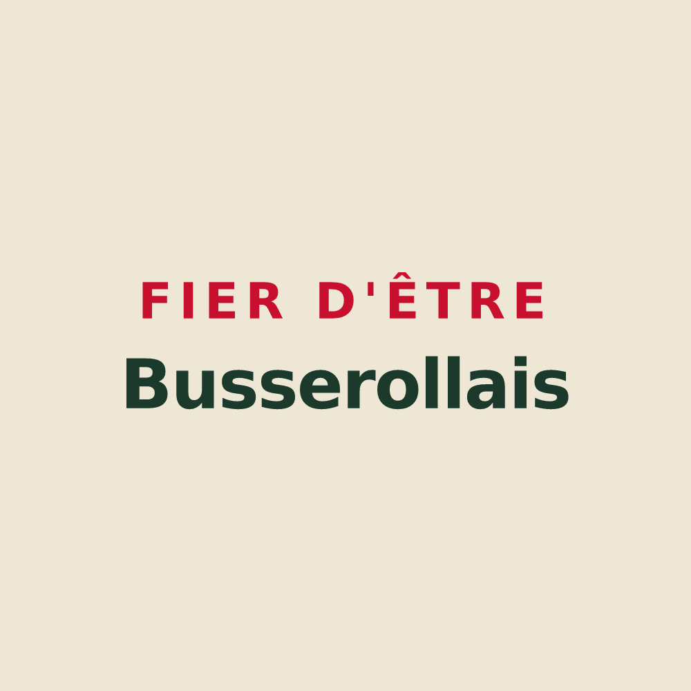 Tote bag « Fier d'être Busserollais » — design pour Busserolles