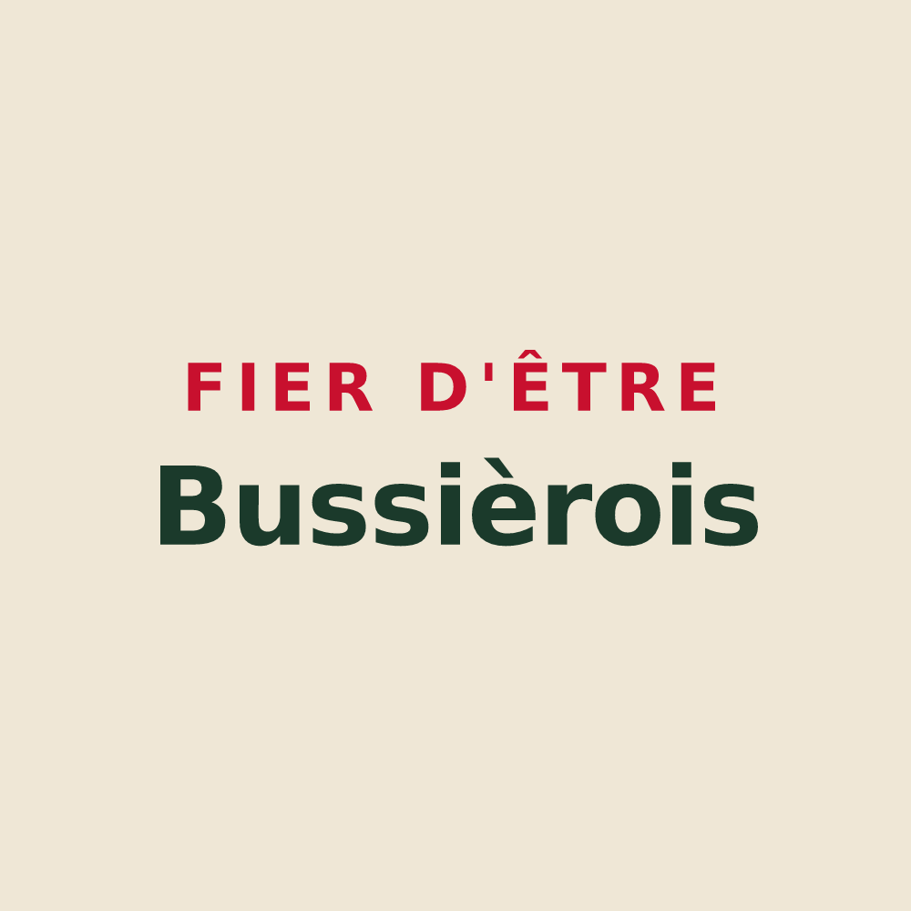 Tote bag « Fier d'être Bussièrois » — design pour Bussière-Dunoise