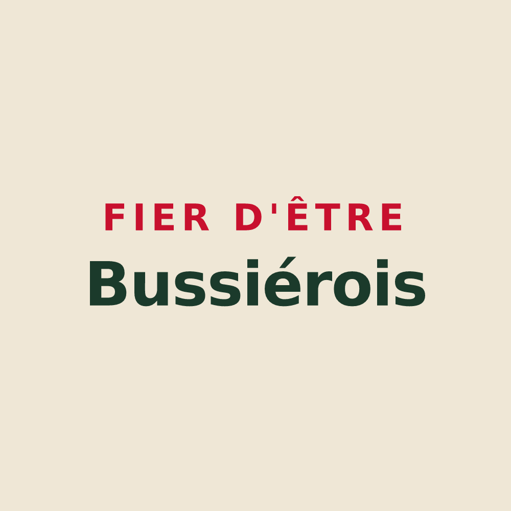Tote bag « Fier d'être Bussiérois » — design pour Bussière-Galant