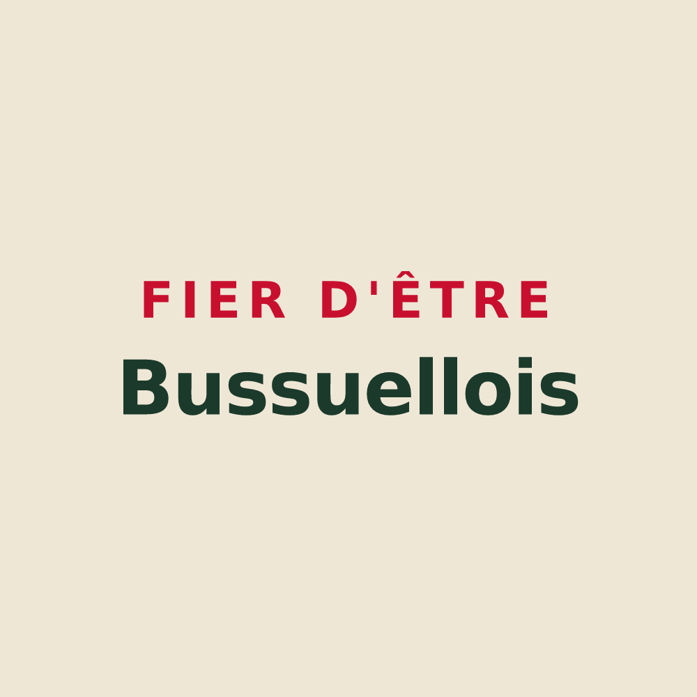 Tote bag « Fier d'être Bussuellois » — design pour Bussus-lès-Yaucourt