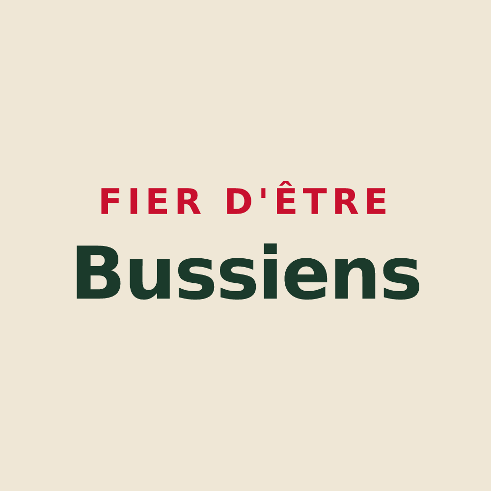 Tote bag « Fier d'être Bussiens » — design pour Bussy-lès-Poix