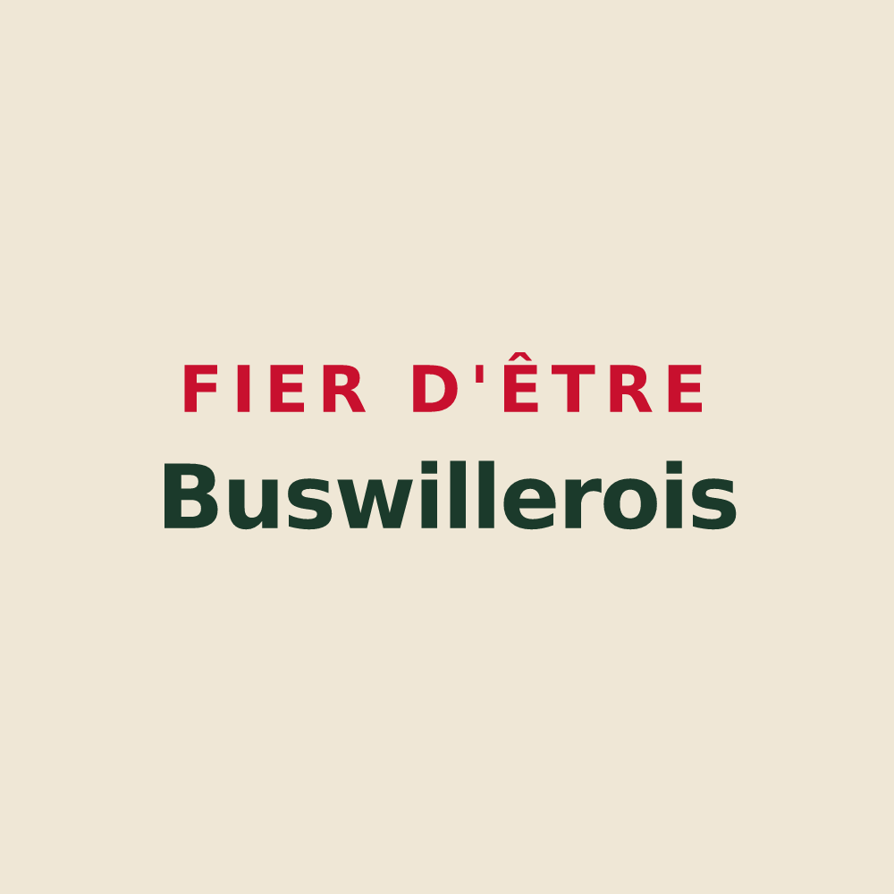 Tote bag « Fier d'être Buswillerois » — design pour Buswiller