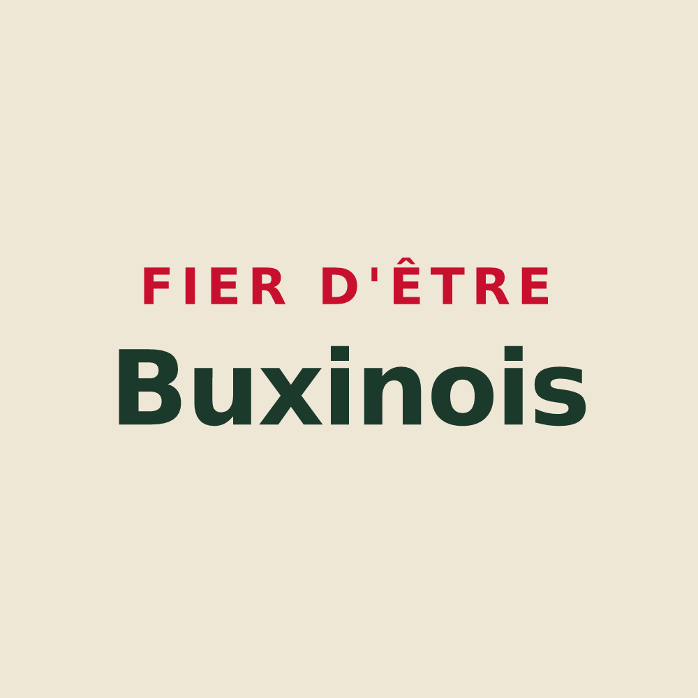 Tote bag « Fier d'être Buxinois » — design pour Buxy