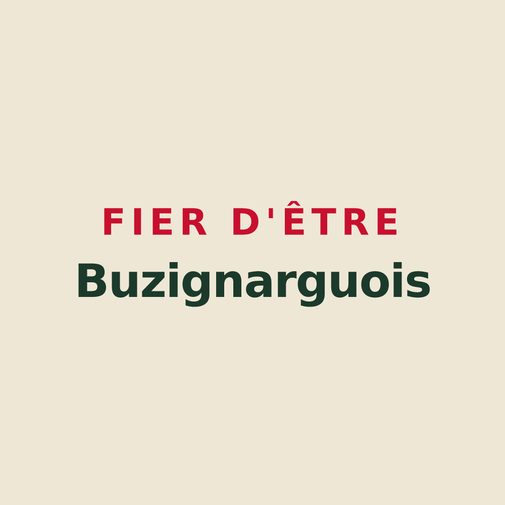 Tote bag « Fier d'être Buzignarguois » — design pour Buzignargues