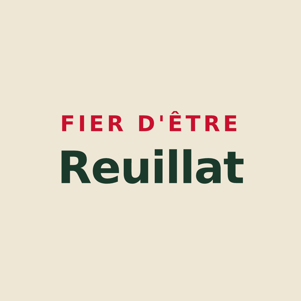 Tote bag « Fier d'être Reuillat » — design pour Cœur-de-la-Vallée