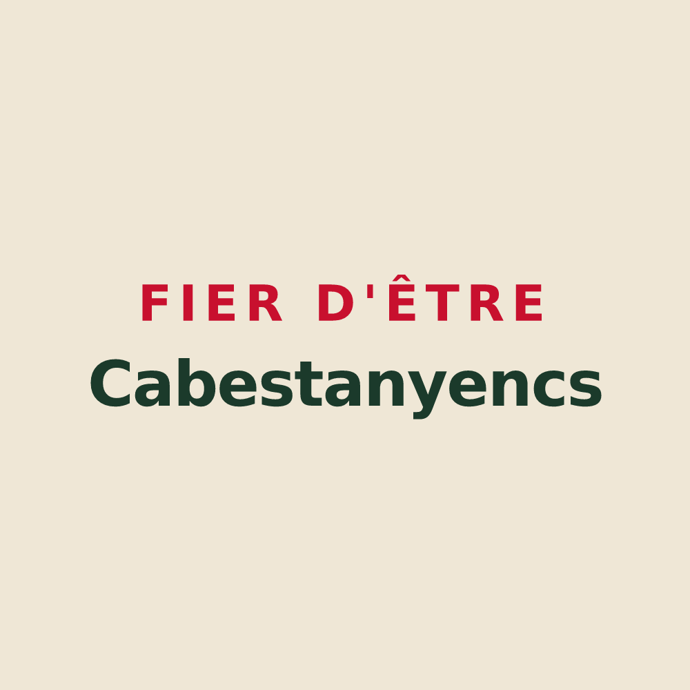 Tote bag « Fier d'être Cabestanyencs » — design pour Cabestany