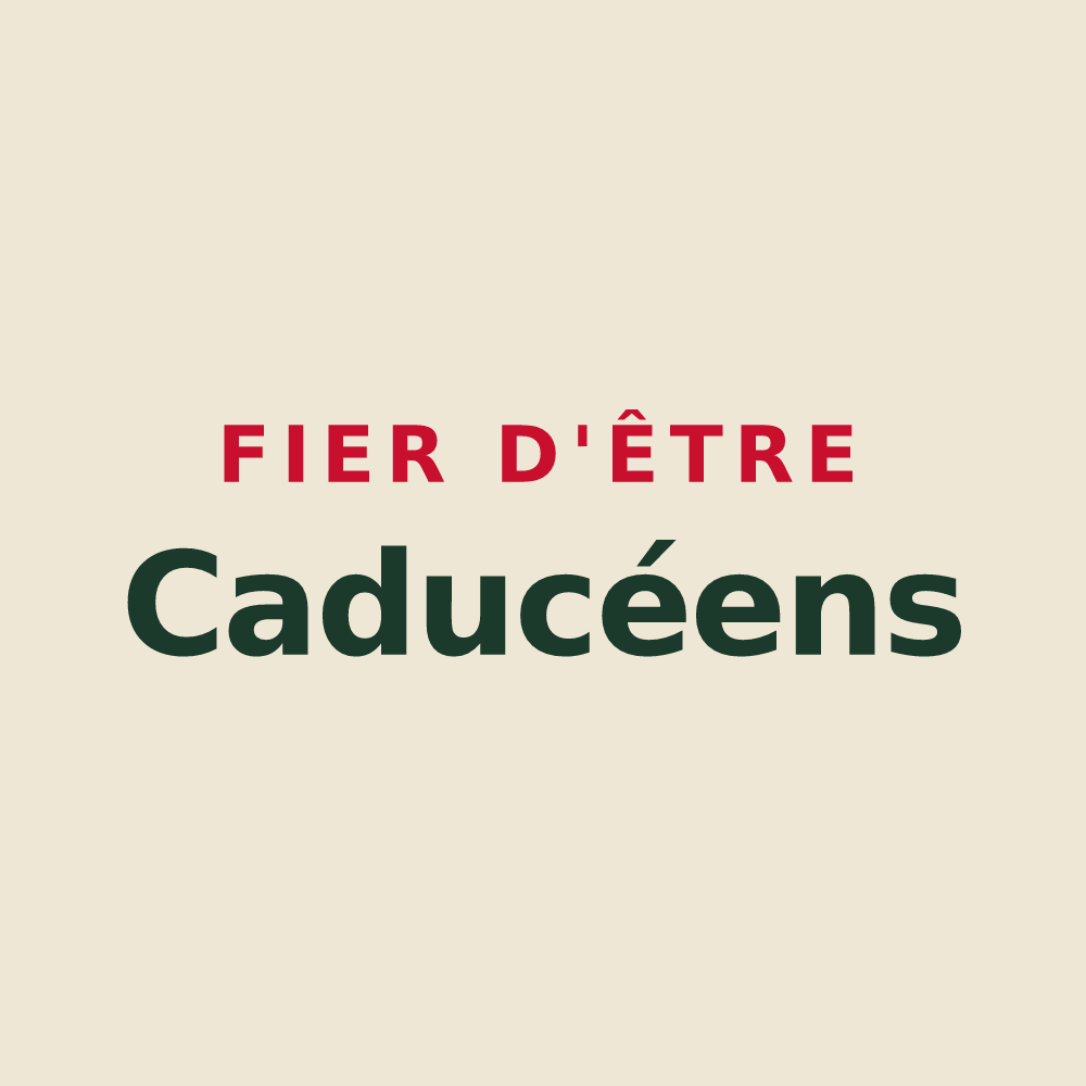 Tote bag « Fier d'être Caducéens » — design pour Cadéac
