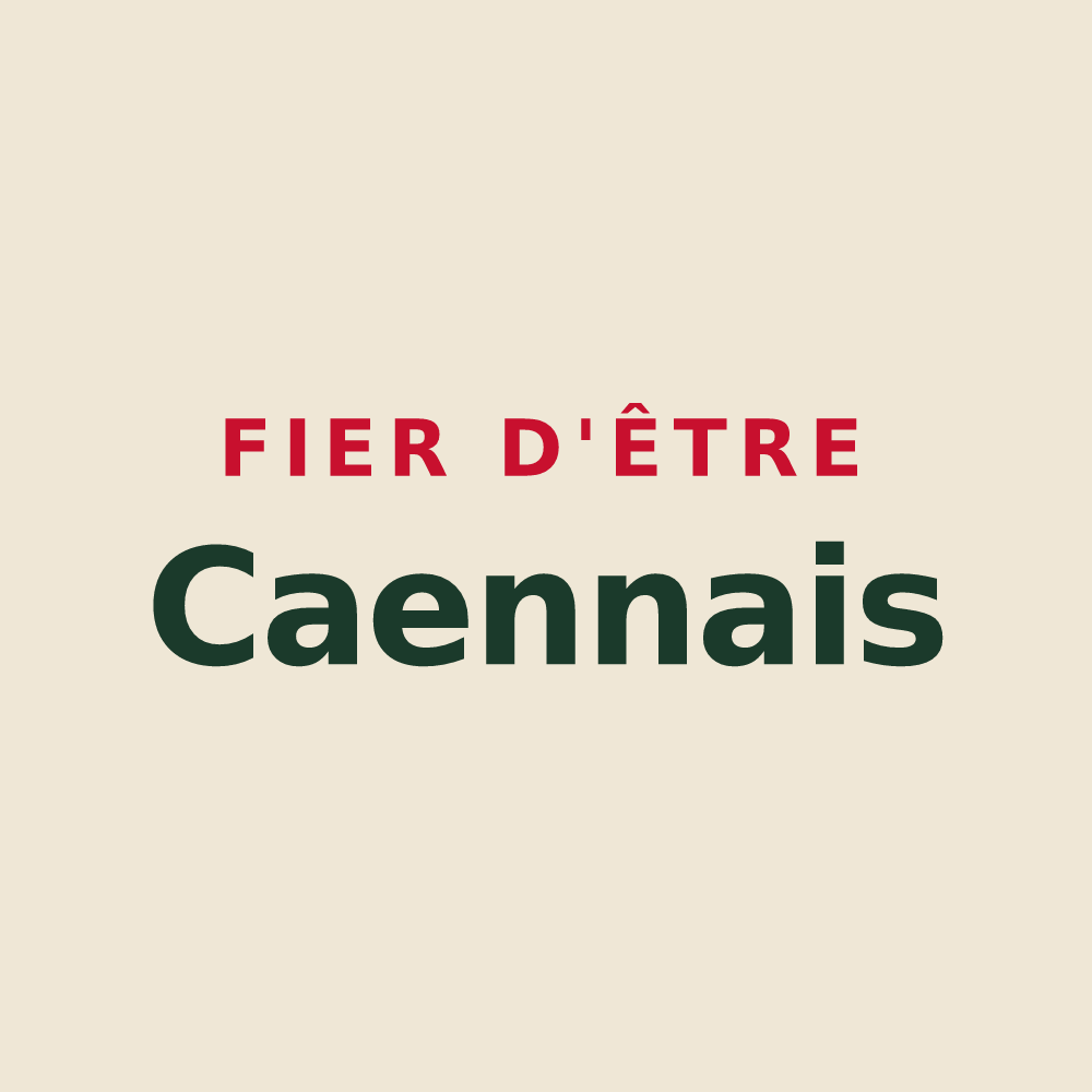 Tote bag « Fier d'être Caennais » — design pour Caen