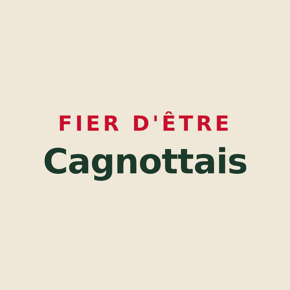 Tote bag « Fier d'être Cagnottais » — design pour Cagnotte
