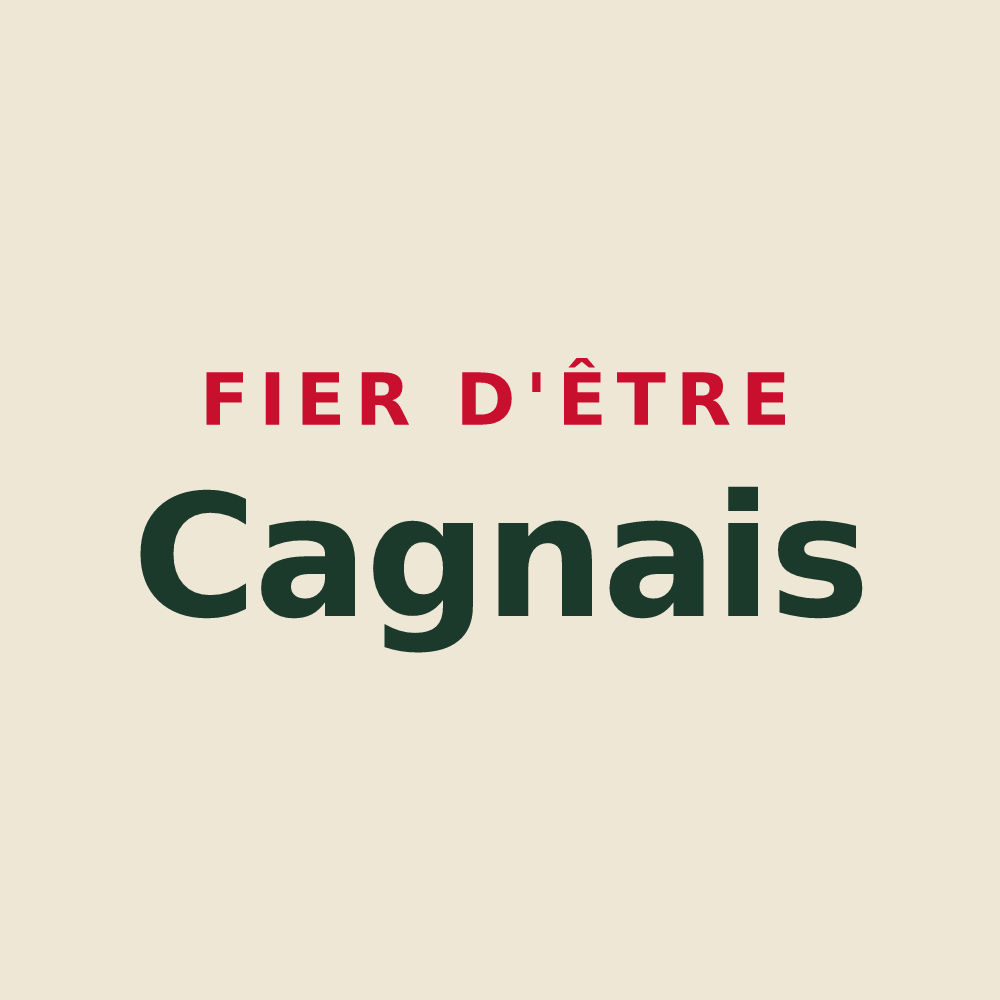 Tote bag « Fier d'être Cagnais » — design pour Cagny