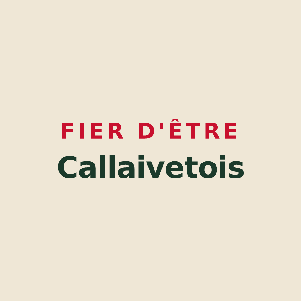 Tote bag « Fier d'être Callaivetois » — design pour Caillavet