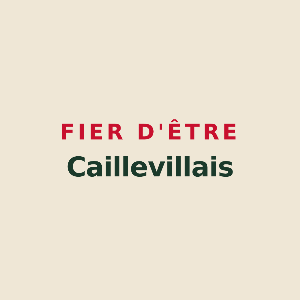 Tote bag « Fier d'être Caillevillais » — design pour Cailleville