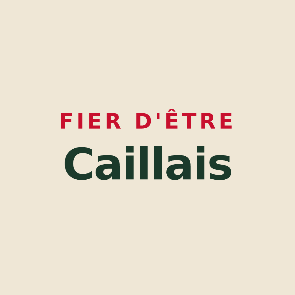 Tote bag « Fier d'être Caillais » — design pour Cailly