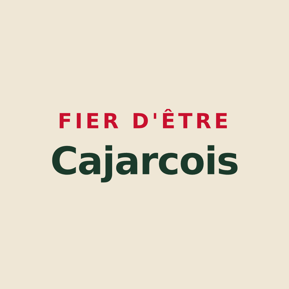 Tote bag « Fier d'être Cajarcois » — design pour Cajarc