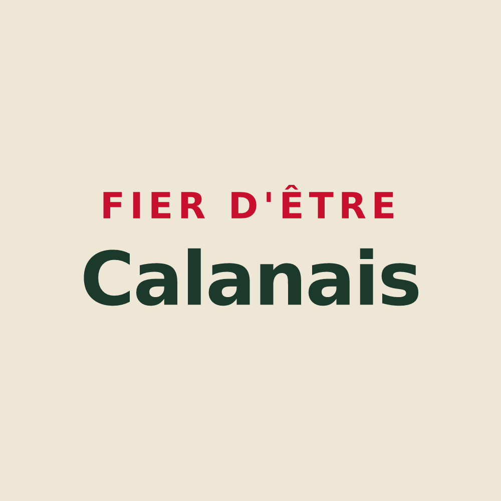 Tote bag « Fier d'être Calanais » — design pour Calan