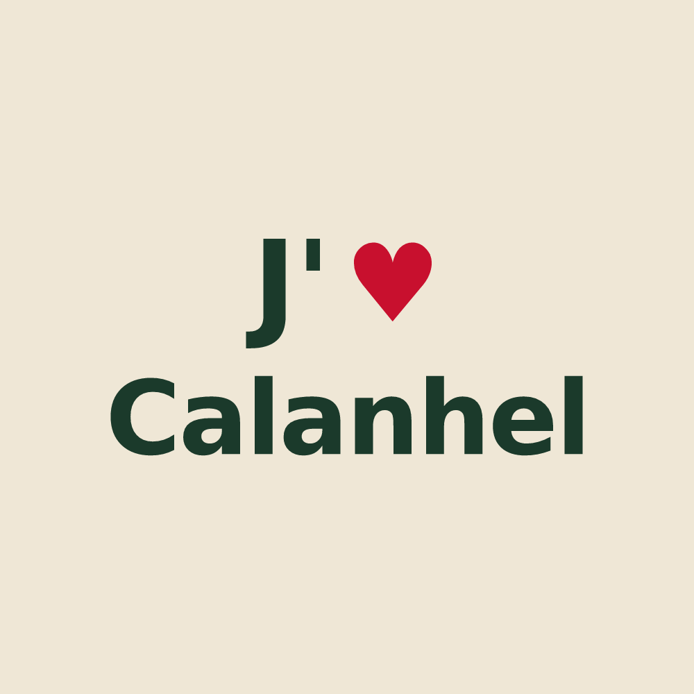 Tote bag personnalisé Calanhel — design J'aime Calanhel