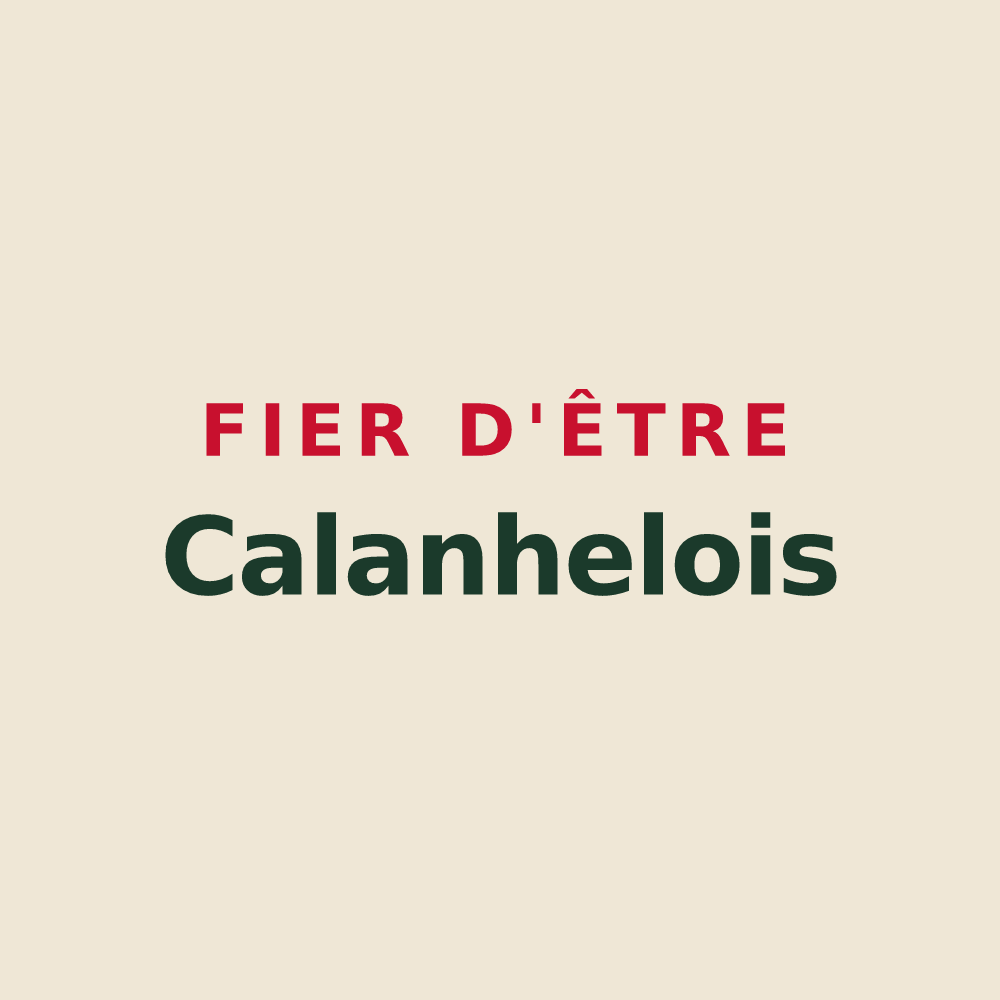 Tote bag « Fier d'être Calanhelois » — design pour Calanhel