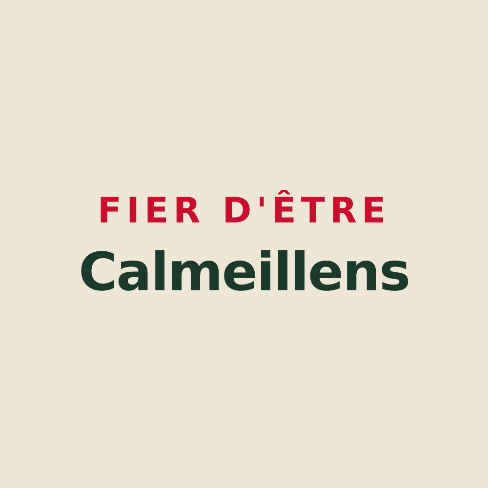 Tote bag « Fier d'être Calmeillens » — design pour Calmeilles