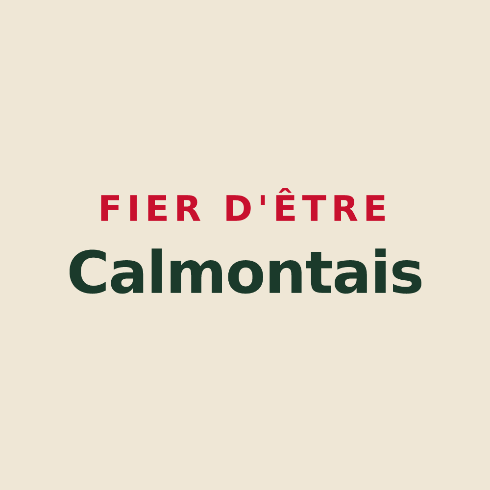 Tote bag « Fier d'être Calmontais » — design pour Calmont
