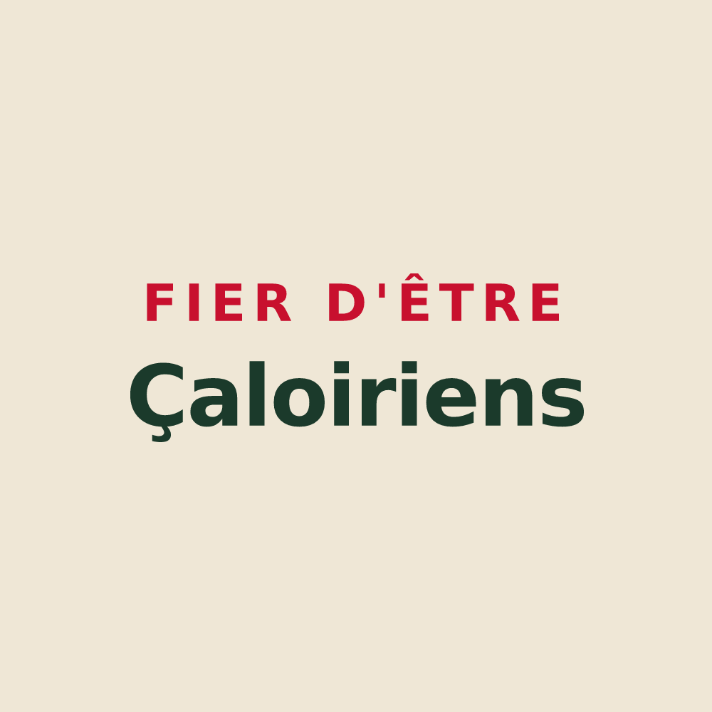 Tote bag « Fier d'être Çaloiriens » — design pour Caloire
