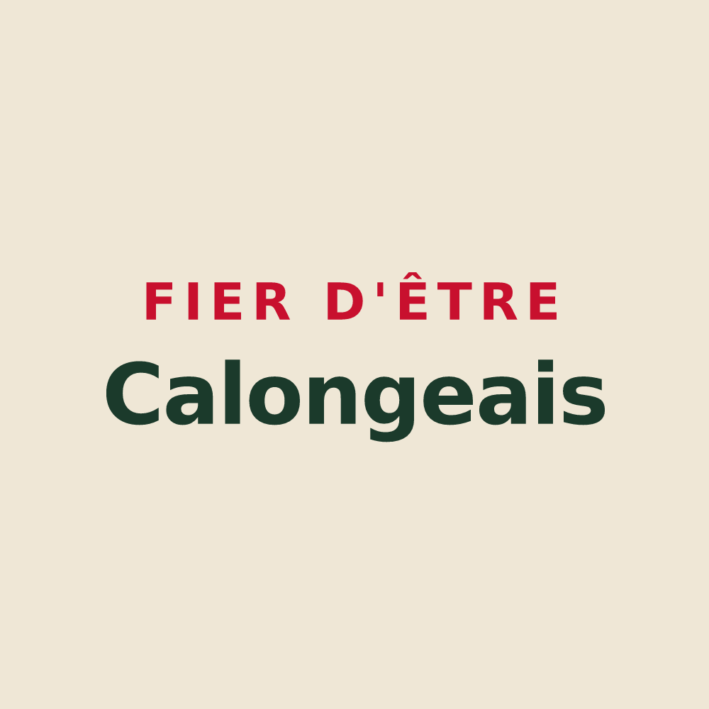 Tote bag « Fier d'être Calongeais » — design pour Calonges