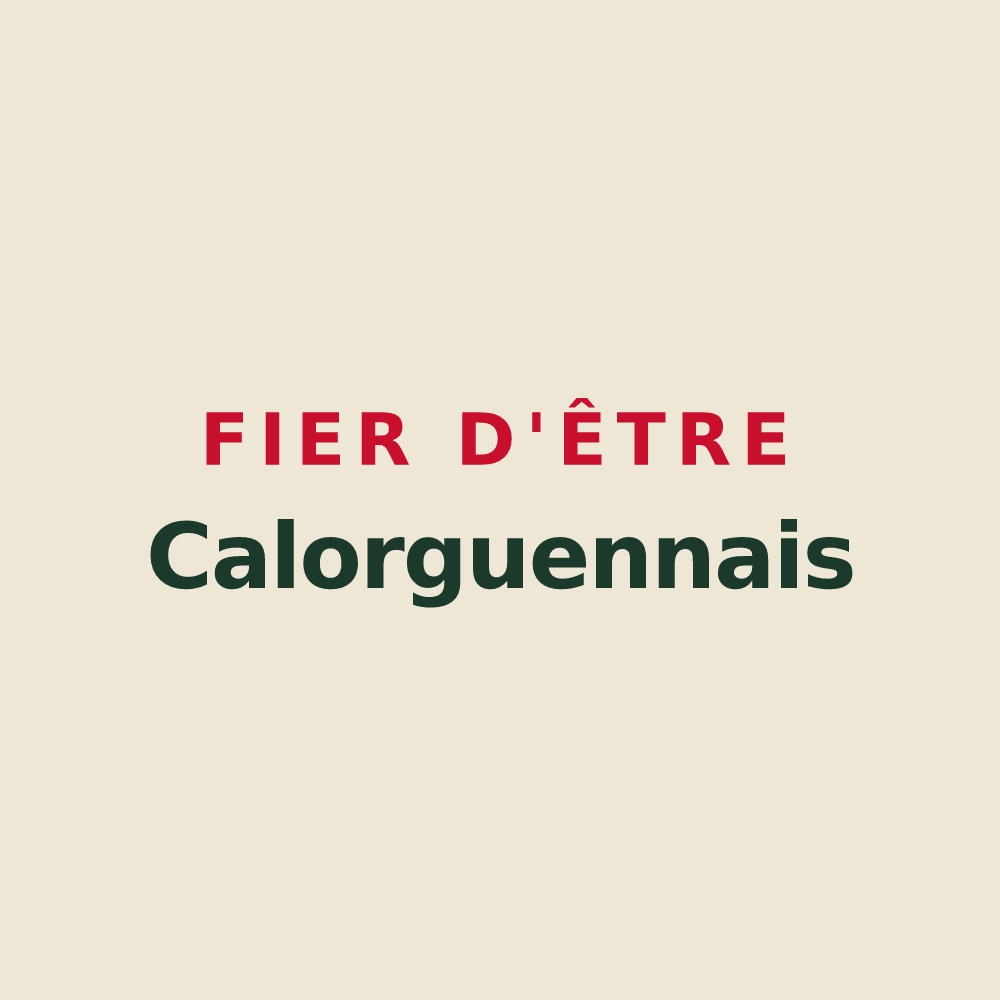 Tote bag « Fier d'être Calorguennais » — design pour Calorguen
