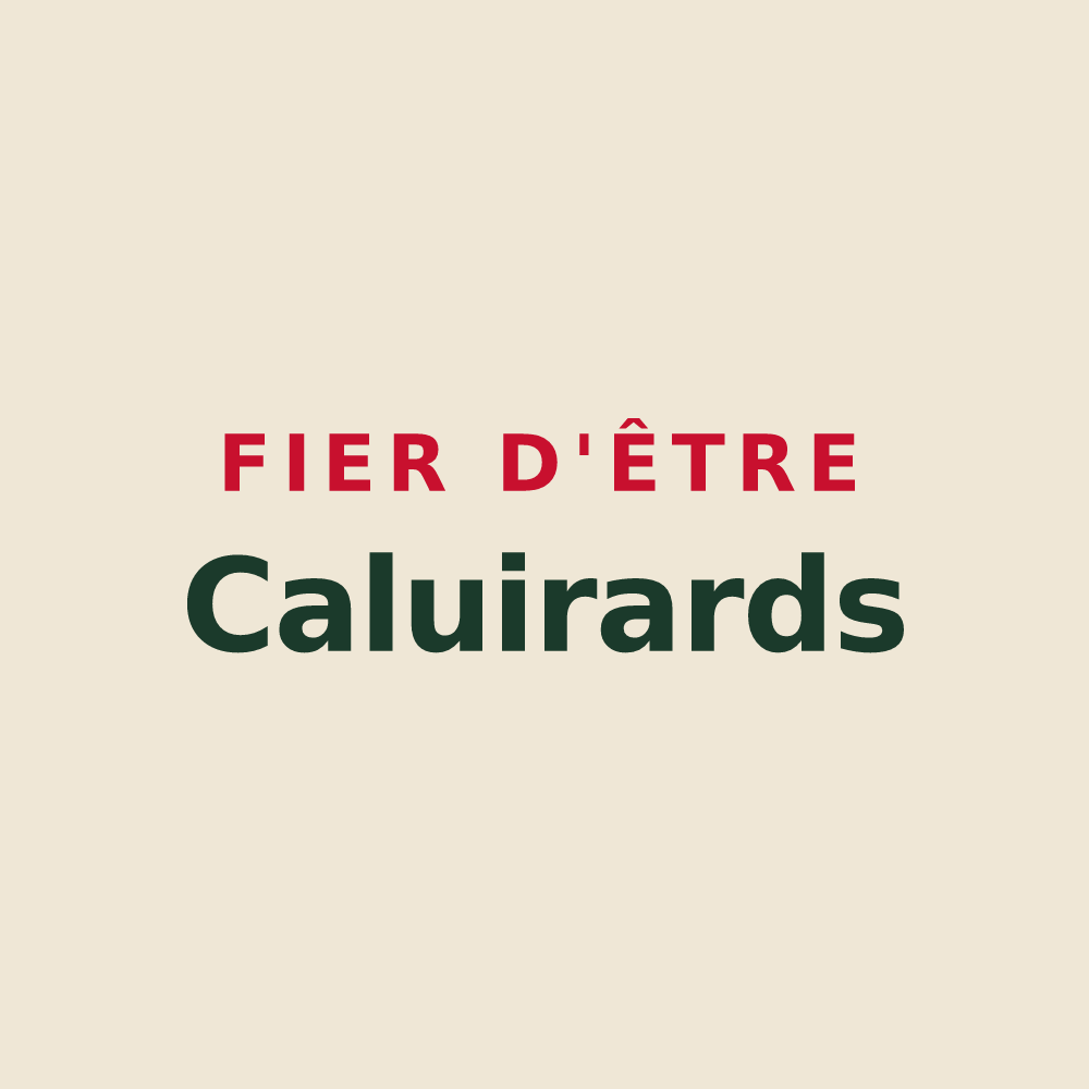 Tote bag « Fier d'être Caluirards » — design pour Caluire-et-Cuire