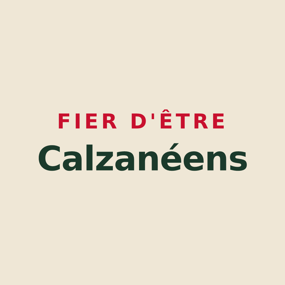 Tote bag « Fier d'être Calzanéens » — design pour Calzan