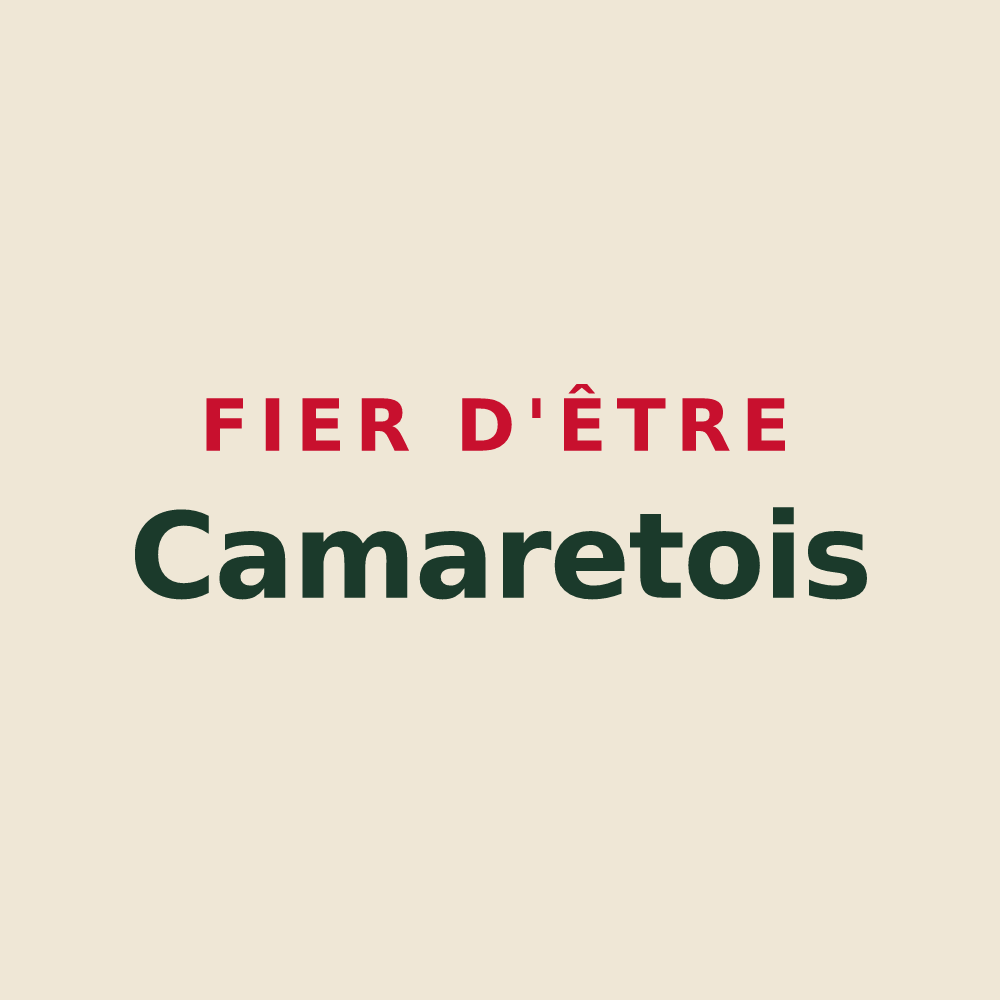 Tote bag « Fier d'être Camaretois » — design pour Camaret-sur-Aigues