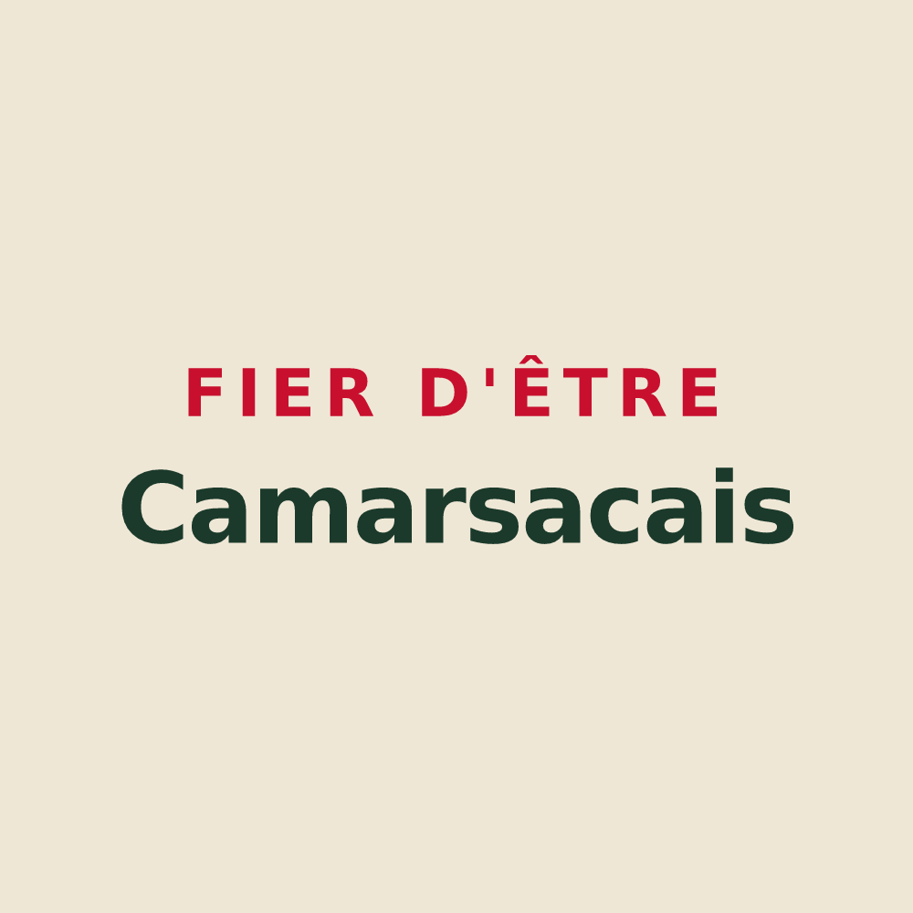 Tote bag « Fier d'être Camarsacais » — design pour Camarsac