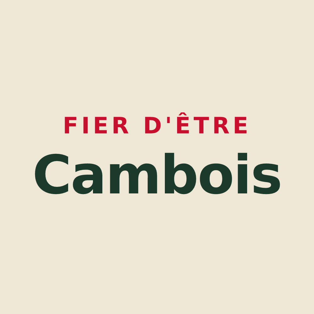 Tote bag « Fier d'être Cambois » — design pour Cambes