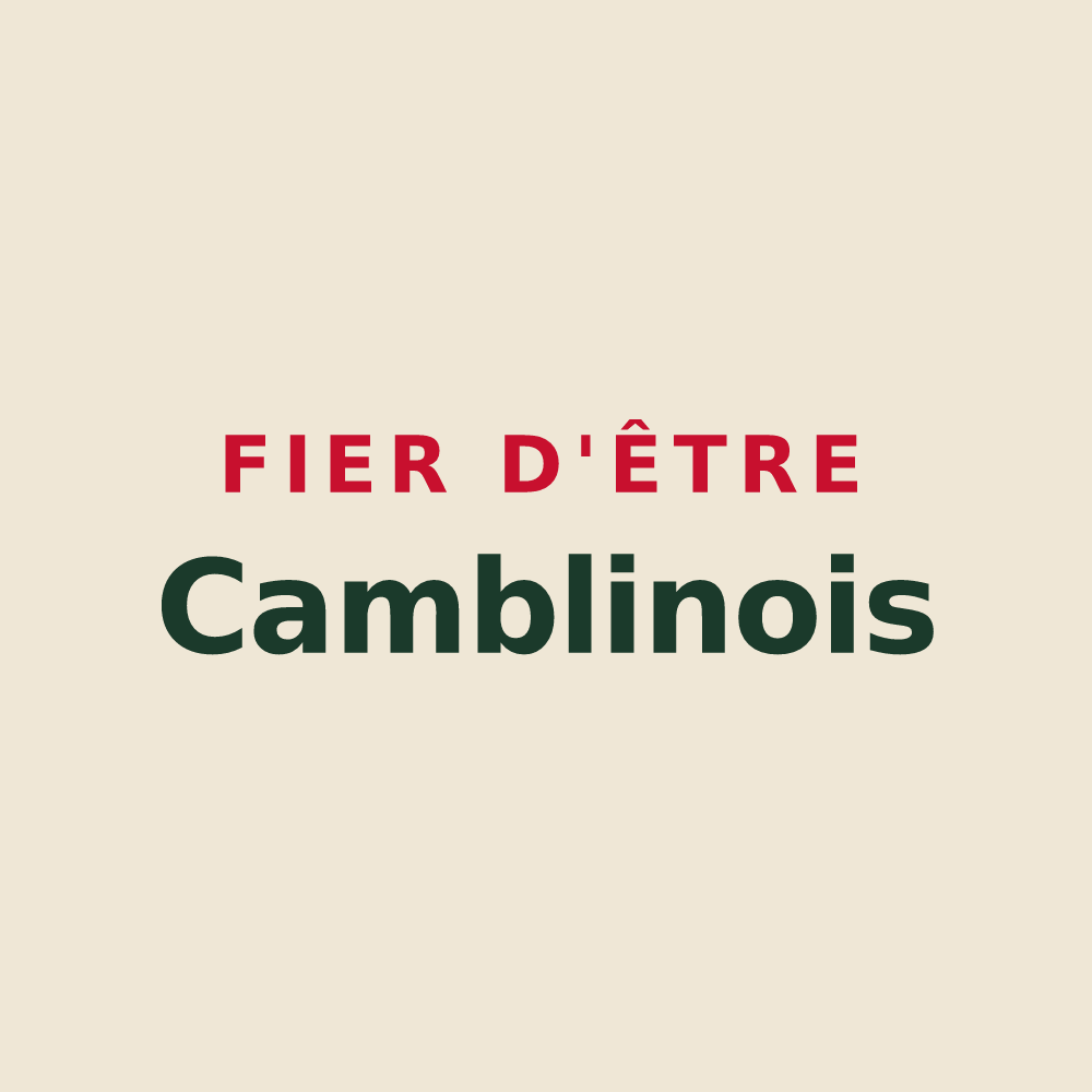 Tote bag « Fier d'être Camblinois » — design pour Camblain-l'Abbé