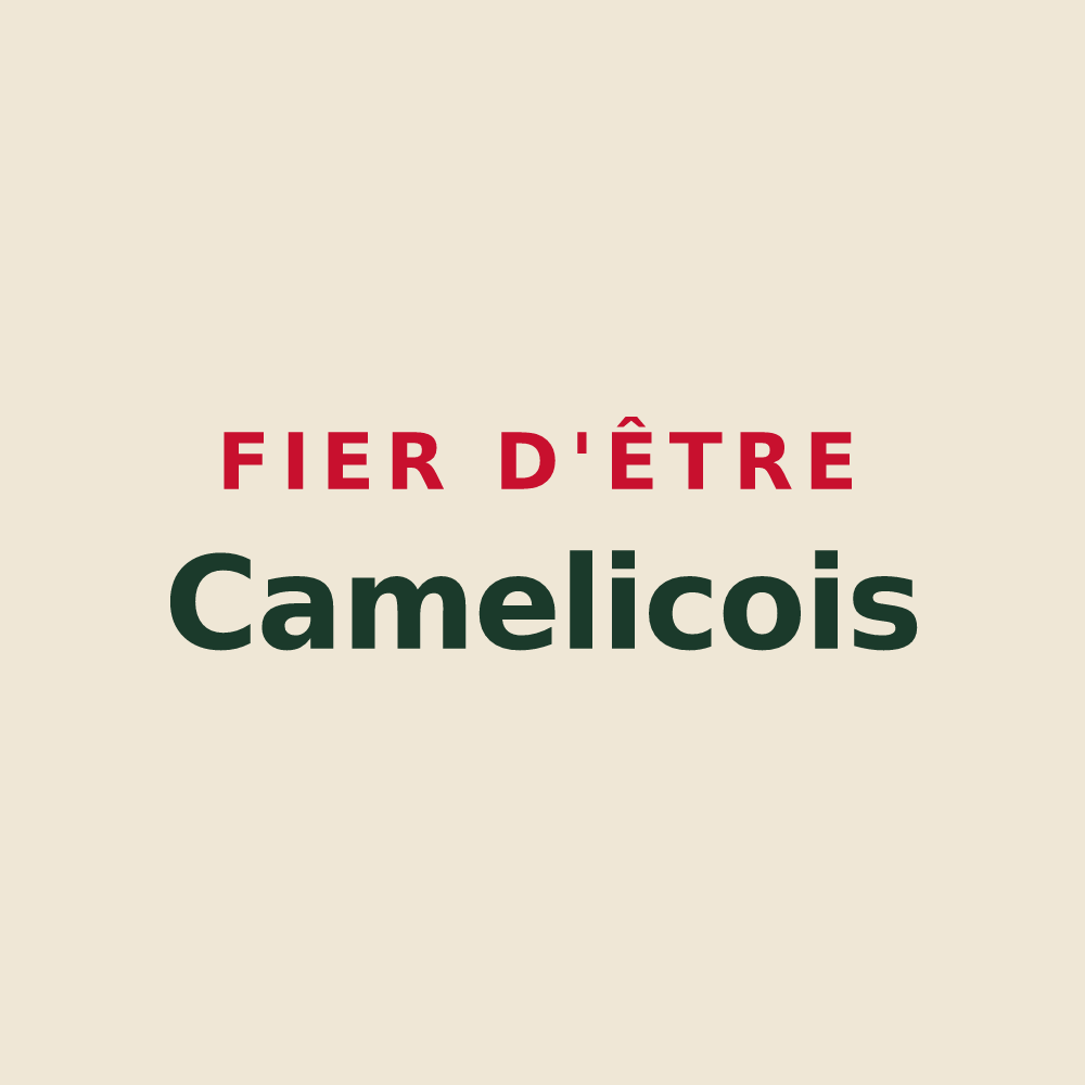 Tote bag « Fier d'être Camelicois » — design pour Camelin