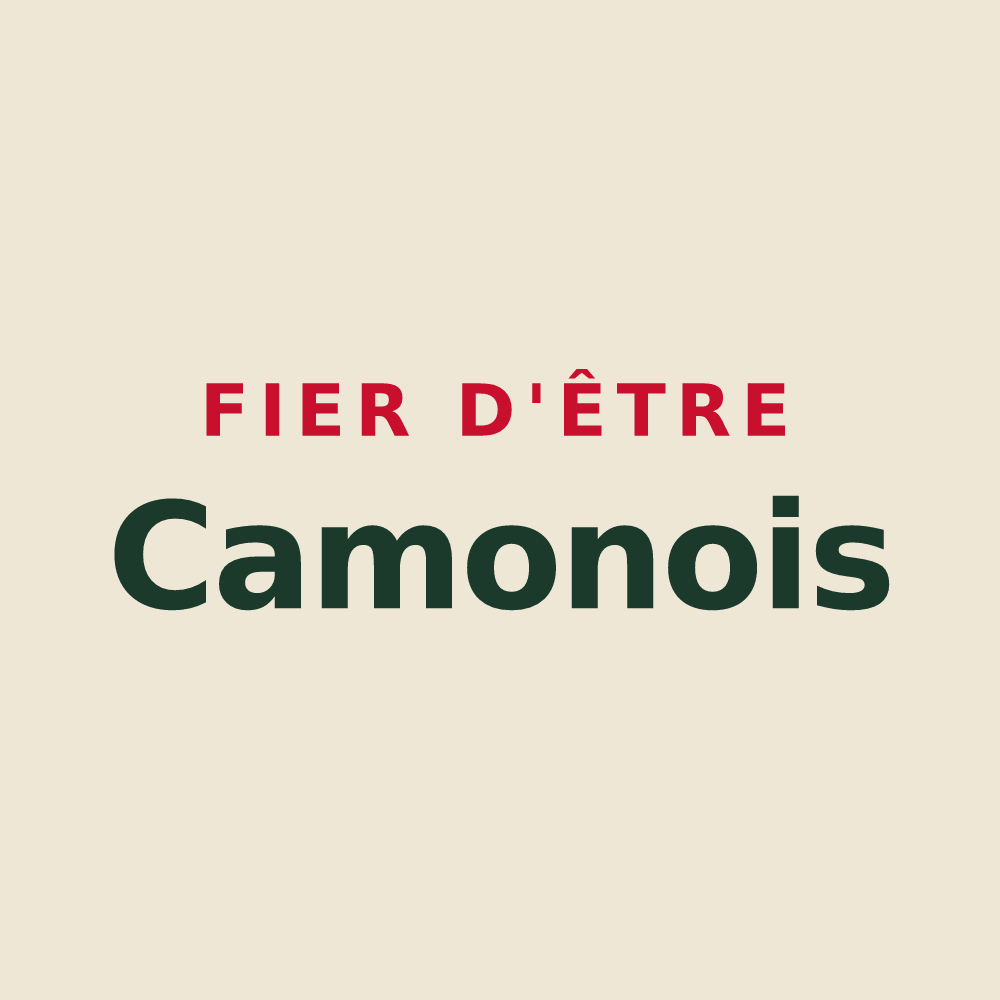 Tote bag « Fier d'être Camonois » — design pour Camon