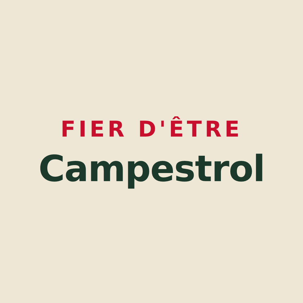 Tote bag « Fier d'être Campestrol » — design pour Campestre-et-Luc