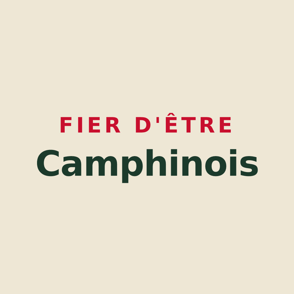 Tote bag « Fier d'être Camphinois » — design pour Camphin-en-Carembault