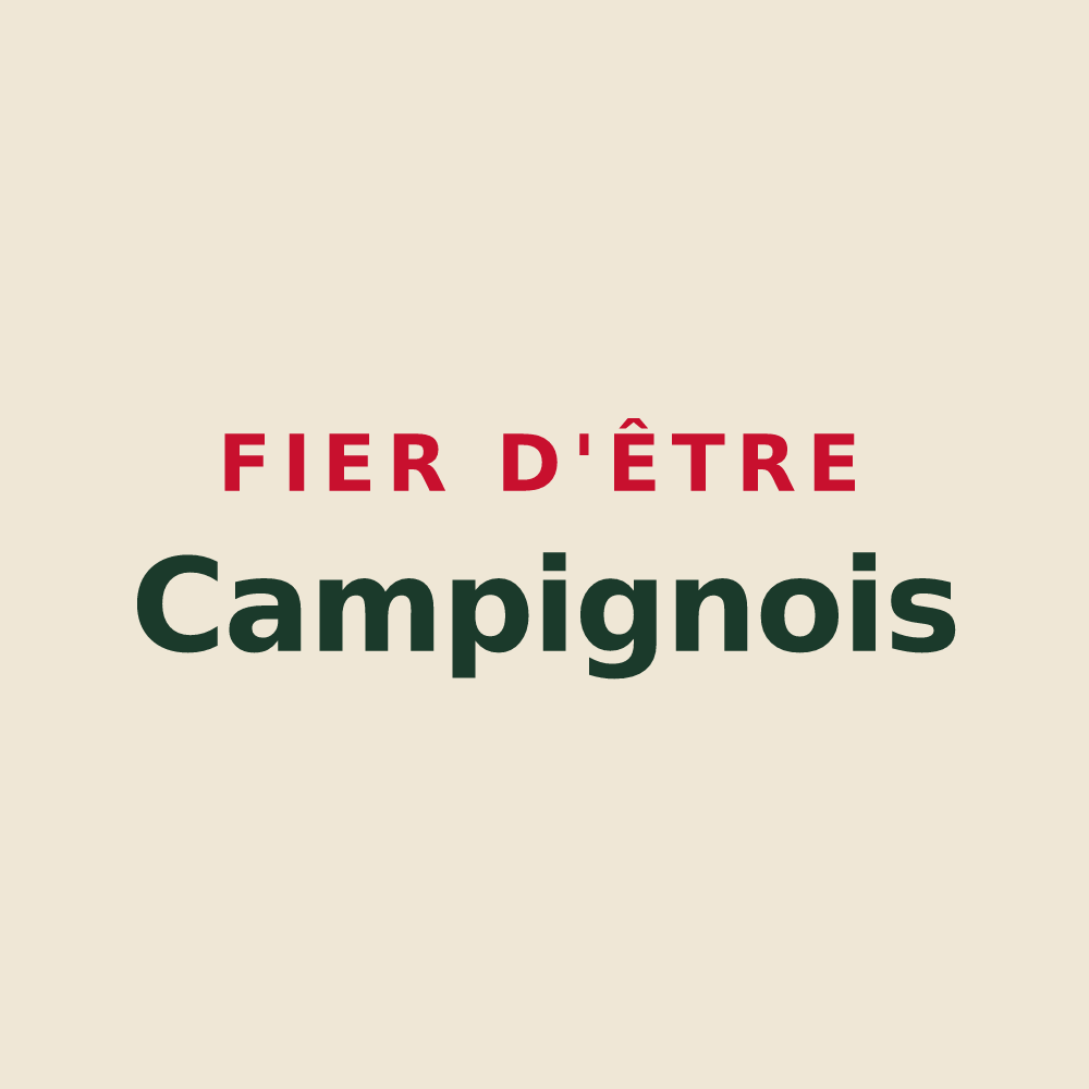 Tote bag « Fier d'être Campignois » — design pour Campigny