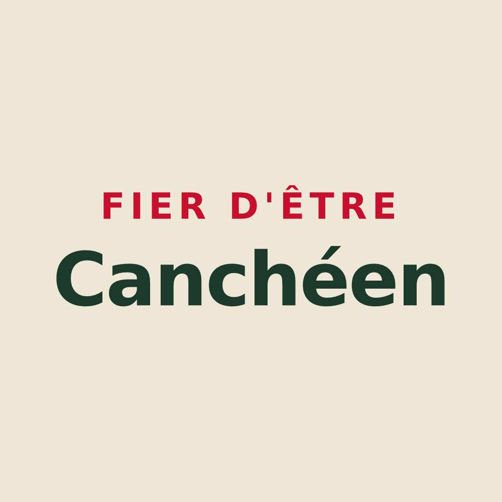Tote bag « Fier d'être Canchéen » — design pour Canchy