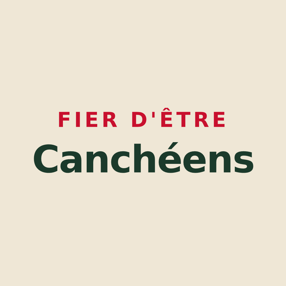 Tote bag « Fier d'être Canchéens » — design pour Canchy