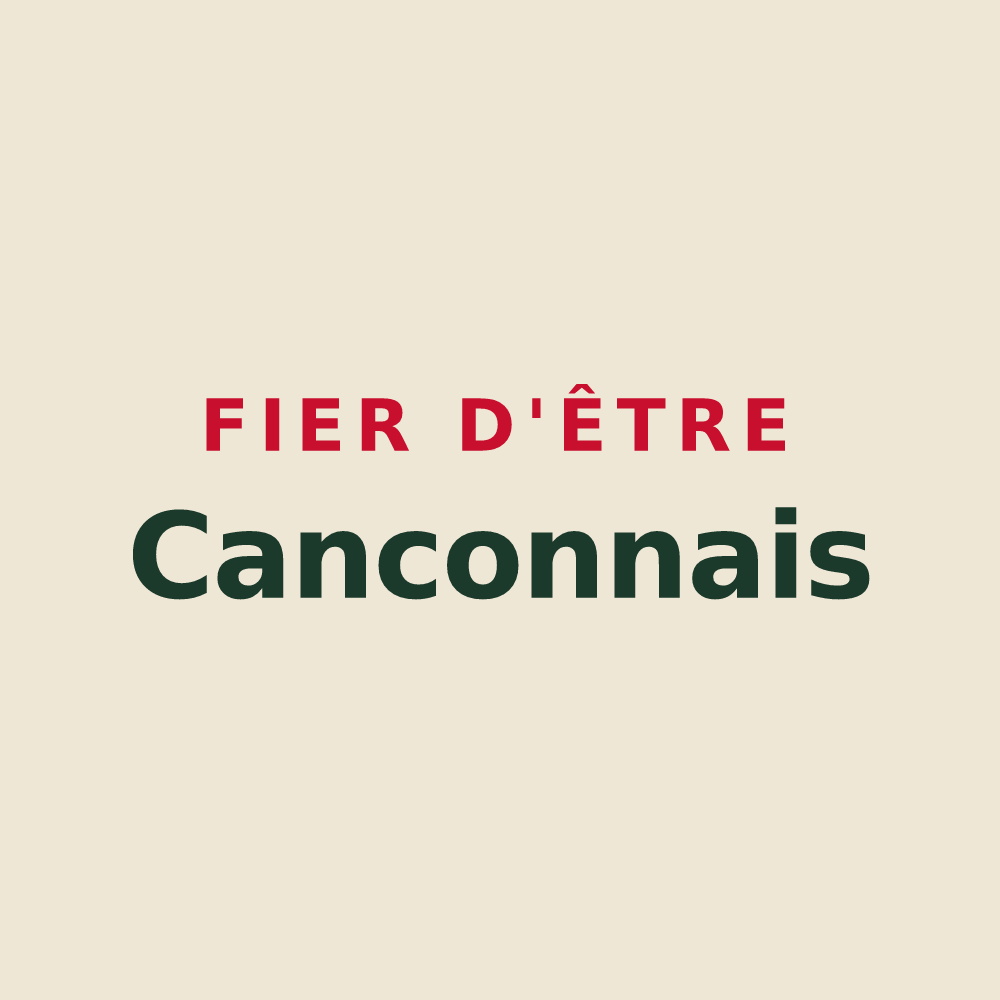 Tote bag « Fier d'être Canconnais » — design pour Cancon