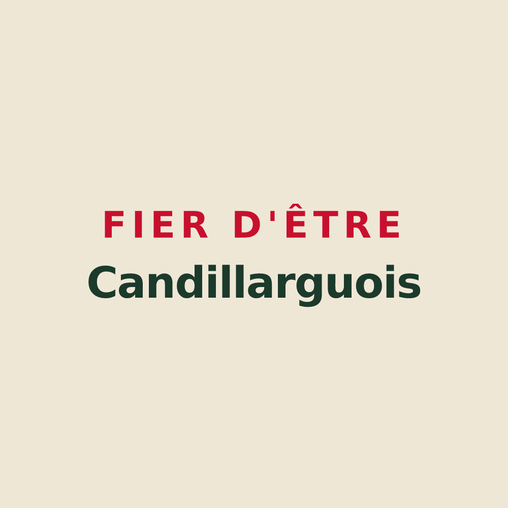 Tote bag « Fier d'être Candillarguois » — design pour Candillargues