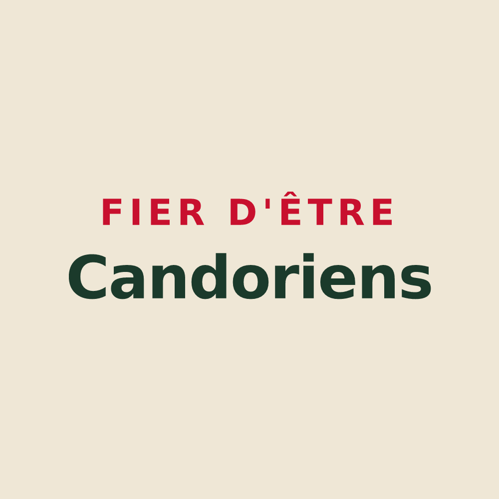 Tote bag « Fier d'être Candoriens » — design pour Candor