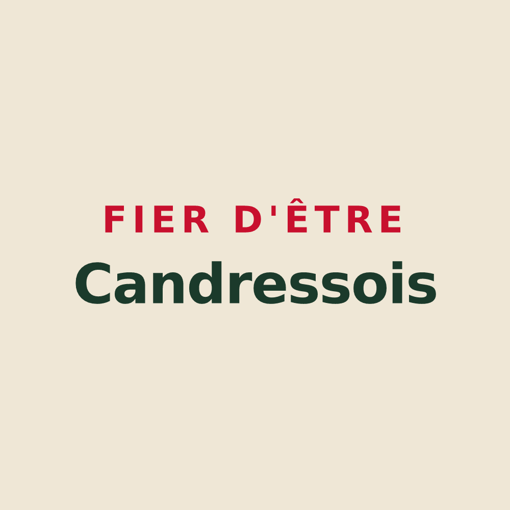 Tote bag « Fier d'être Candressois » — design pour Candresse