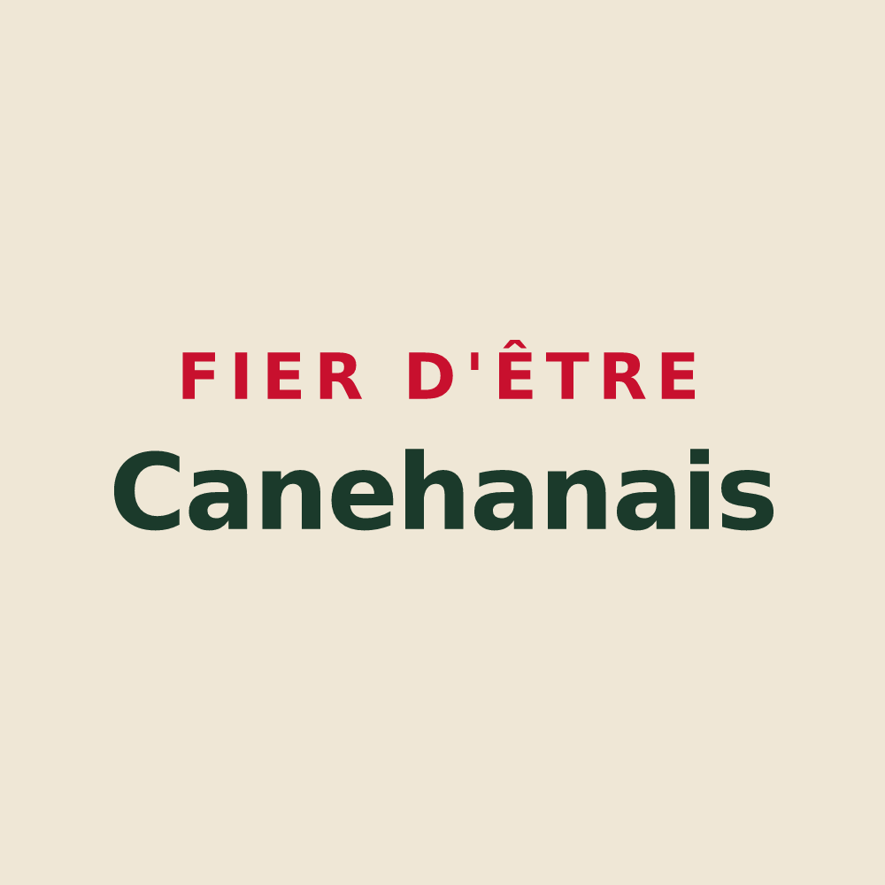 Tote bag « Fier d'être Canehanais » — design pour Canehan