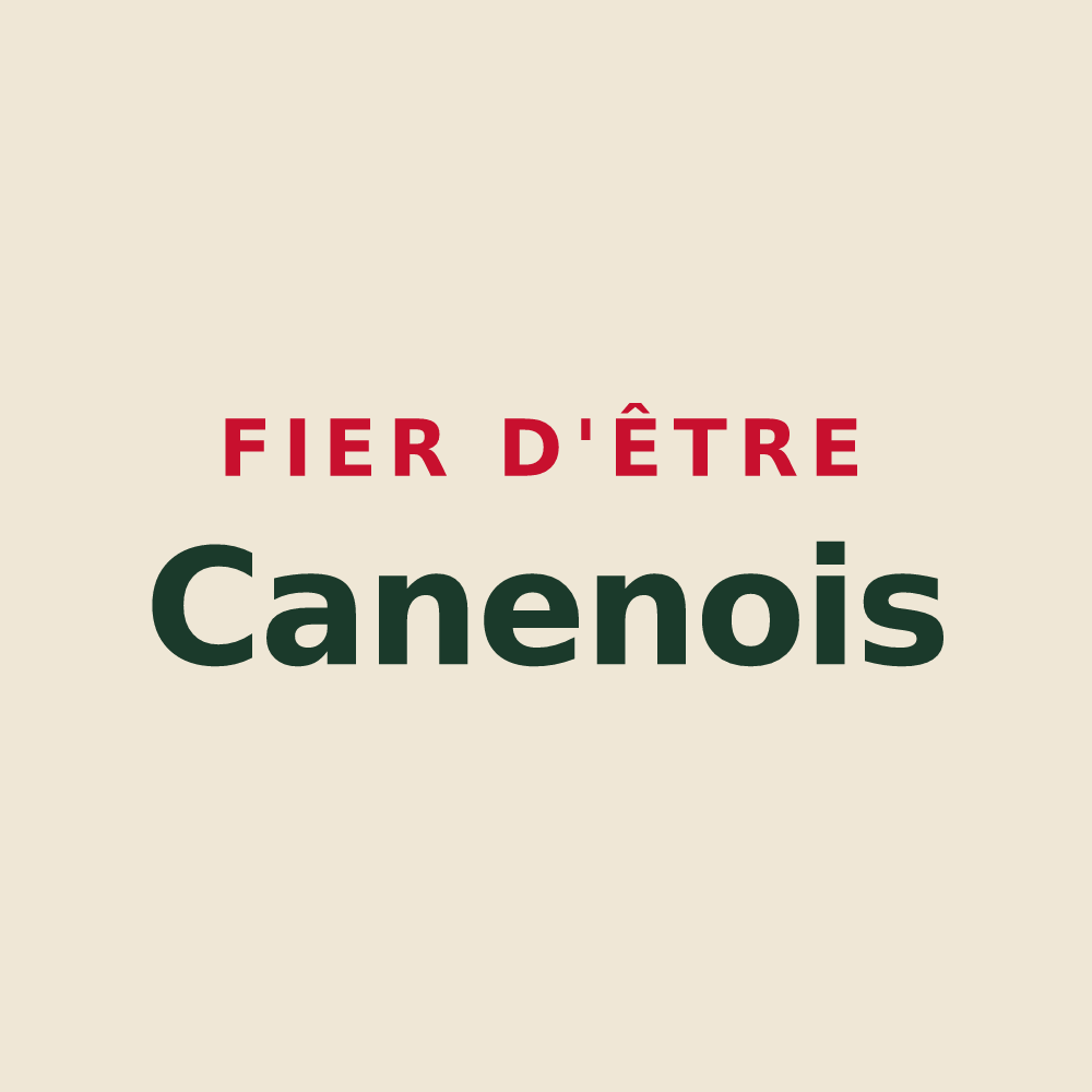 Tote bag « Fier d'être Canenois » — design pour Canens