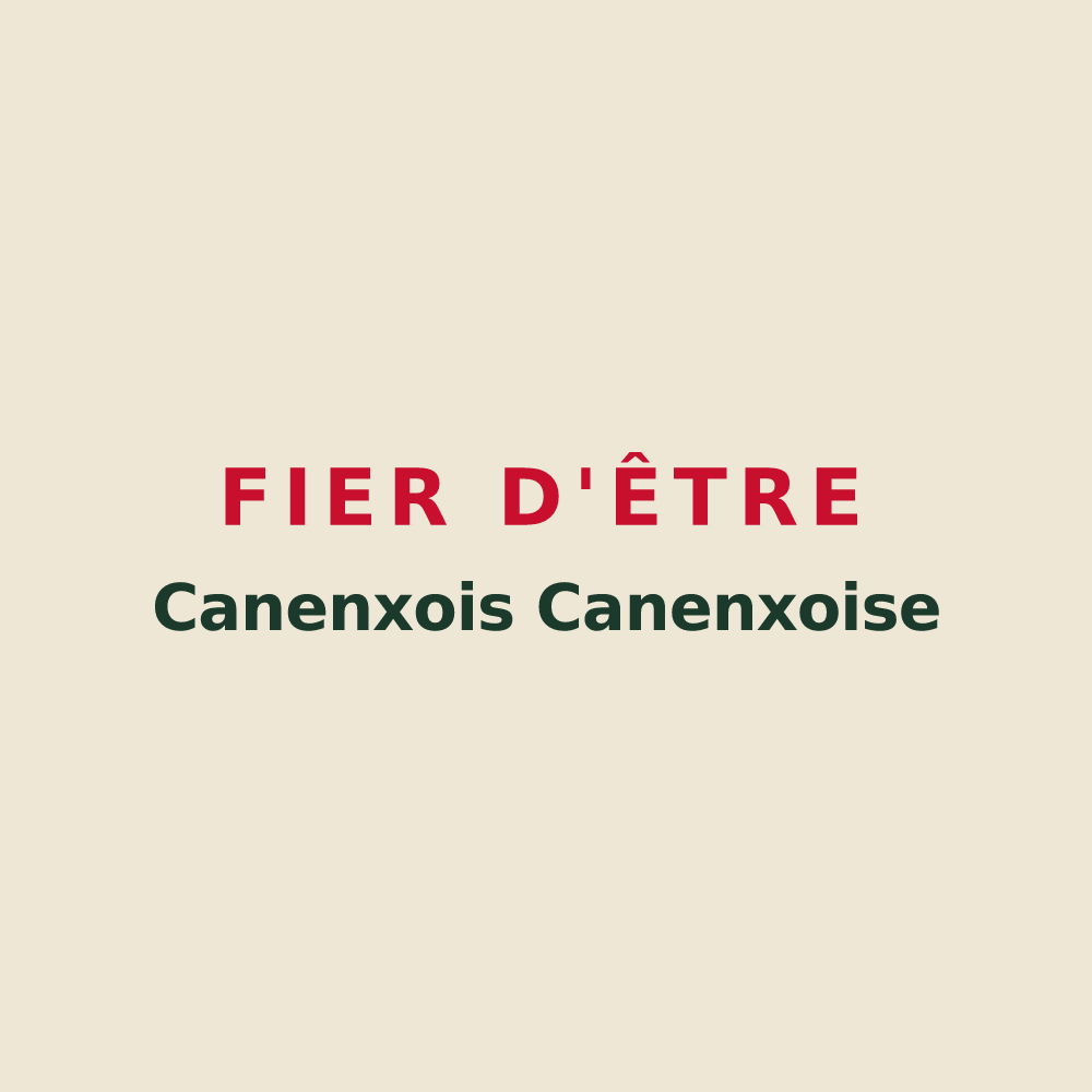 Tote bag « Fier d'être Canenxois Canenxoise » — design pour Canenx-et-Réaut