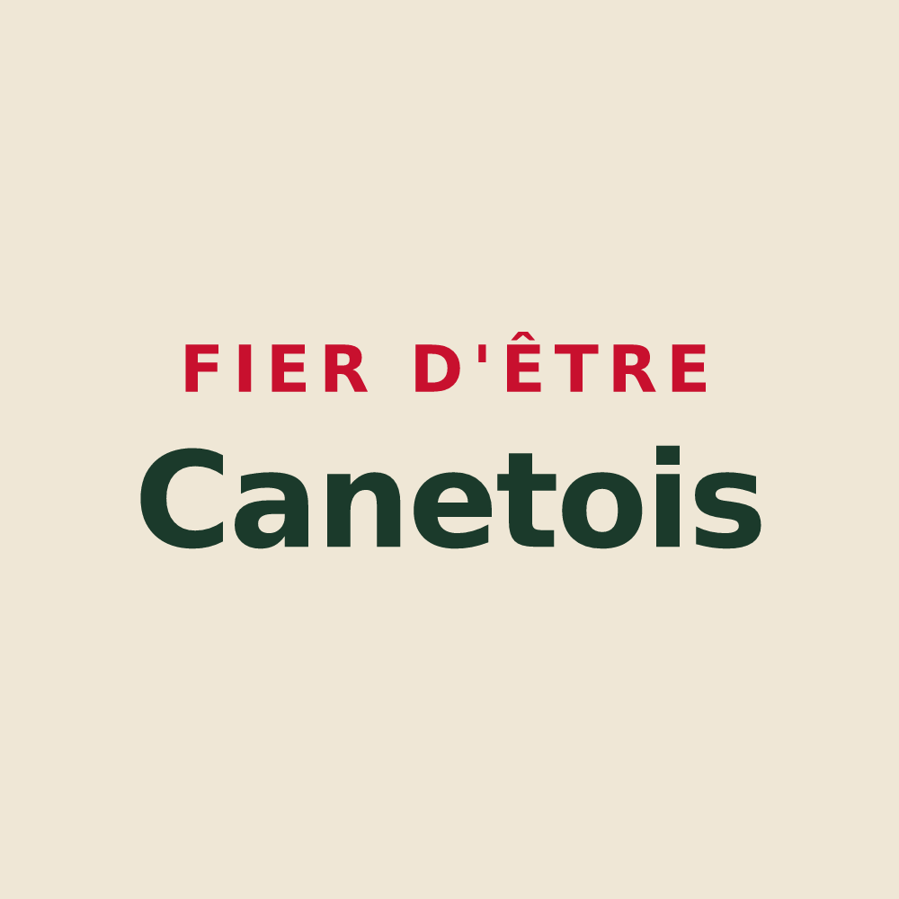 Tote bag « Fier d'être Canetois » — design pour Canet