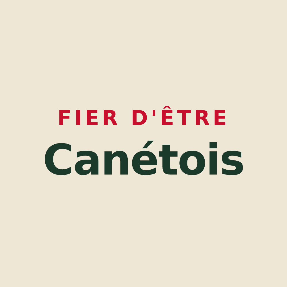 Tote bag « Fier d'être Canétois » — design pour Canet